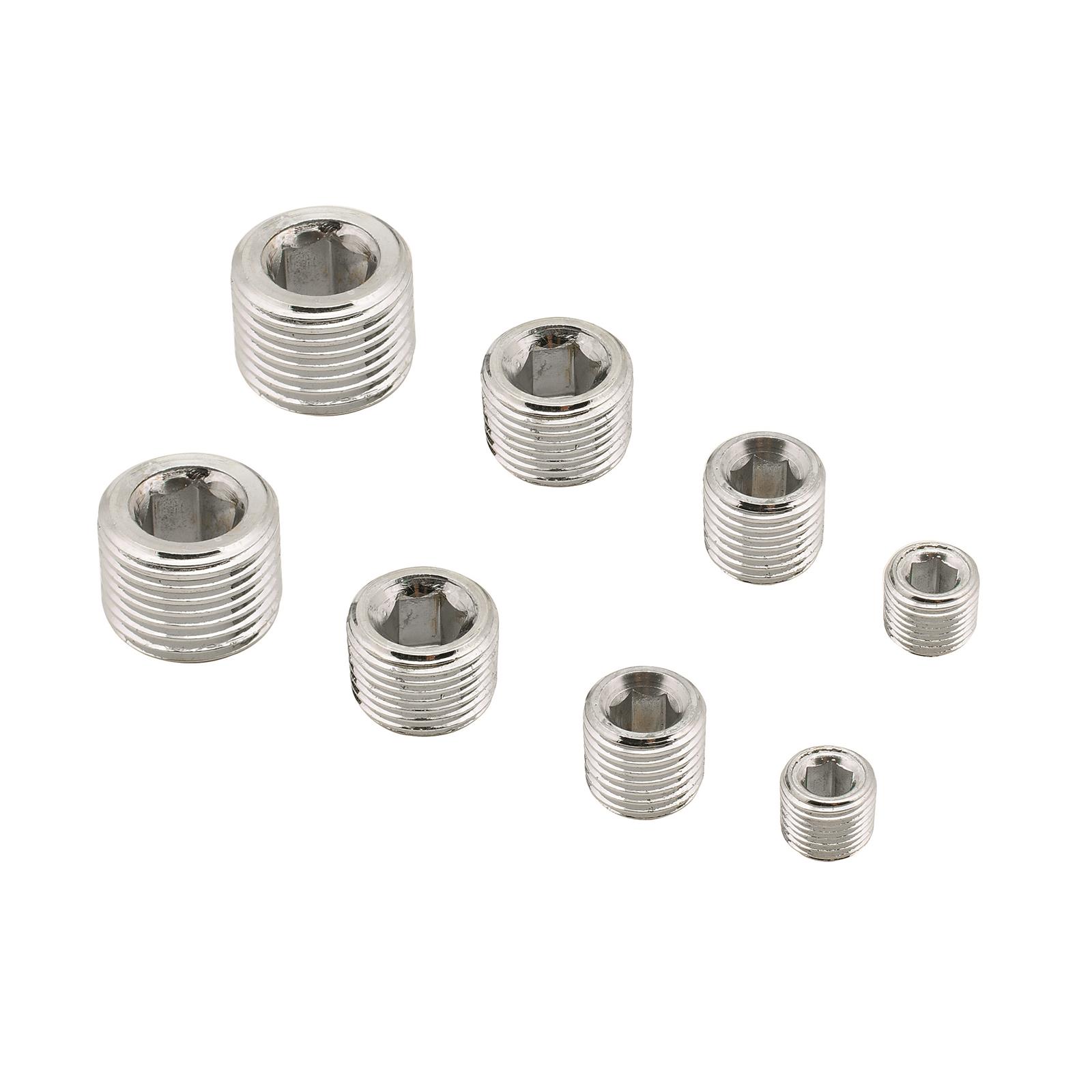 www.uspartsgermany.de - CHROME PIPE PLUG SET 8 PC